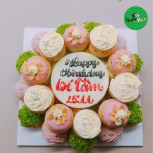 Bánh sinh nhật bé gái 2 tầng - BBG02