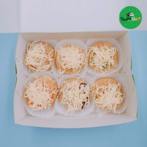 Bánh Su Kem Phủ Cheese Phô Mai Sợi - Bsk04