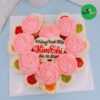 Bánh Sinh Nhật Cho Người Yêu Trái Tim 2 Tầng By04