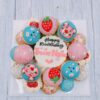 Bánh Sinh Nhật Cute Gấu Dâu Hồng Bcte01
