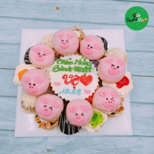 Bánh Sinh Nhật Tặng Vợ Hình Con Heo Btv02