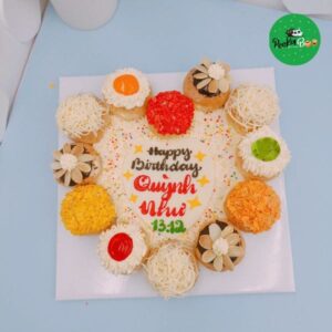Bánh Sinh Nhật Tặng Vợ Hình Trái Tim 1 Tầng Btv04