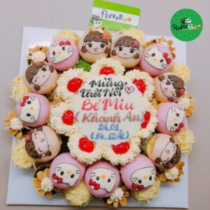 Bánh Su Sinh Nhật Bé Gái Bbg08