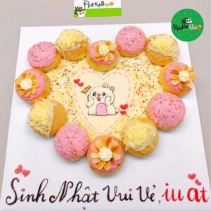 Bánh Su Sinh Nhật Bé Gái Bbg09