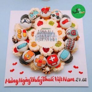 Bánh In Hình đội Ngũ Nhân Viên Phòng Khám Bsk16