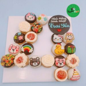 Bánh Sinh Nhật Số 4 đáng Yêu Bs08