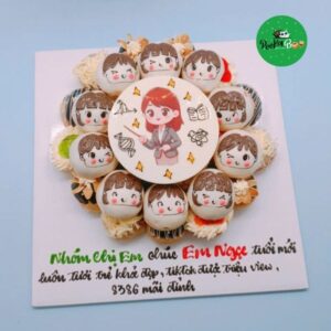 Bánh Su Kem 8 3 Tặng Giáo Viên Nữ Bsk26