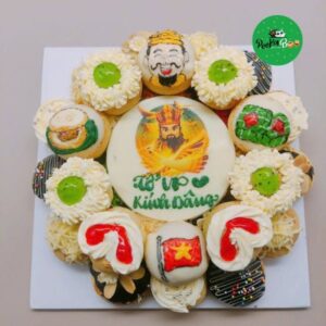 Mẫu Bánh Chào Mừng Giỗ Tổ Hùng Vương Bsk34