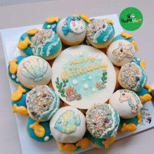 Mẫu bánh sinh nhật đại dương cho bé trai BBT29