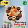 Mẫu su kem 15 bánh tông nâu cam cá tính tặng sinh nhật bạn nam 3 Happy (58)